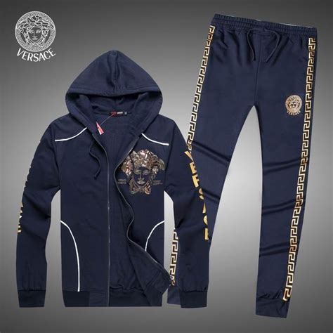 versace male clothing|men's versace jogging suit.